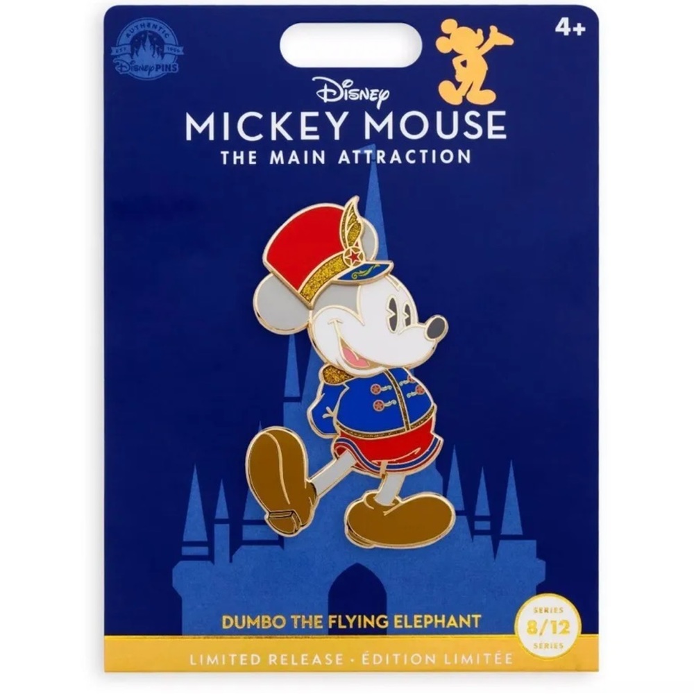 DISNEY 🌟 Limited Release Cloisonné Pin Dumbo Mickey Ringmaster 50th anniversary